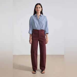 Apiece Apart Meridian Corduroy Pants, Chocolate, size 2